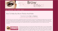 Desktop Screenshot of broweffect.com